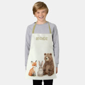 Tablier Animaux de la forêt de la forêt de Monogramme (Porté)