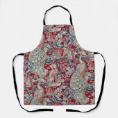 Tablier Animaux forestiers, William Morris (Recto)