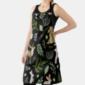 Tablier Animaux mignons : Aquarelle Tirée À La Main. (Insitu)