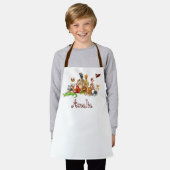 Tablier Animaux personnalisés de l'enfant (Porté)