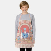 Tablier Anime Tom, Jerry et boulangerie Tuffy (Porté)