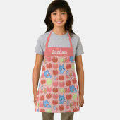 Tablier Anime Tom, Jerry et Tuffy Apple Motif (Insitu)