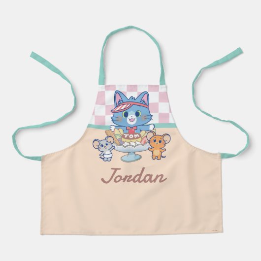 Tablier Anime Tom, Jerry et Tuffy Dessert Parlor (Recto)