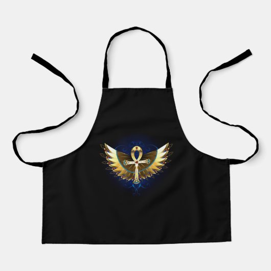 Tablier Ankh or avec ailes (Recto)