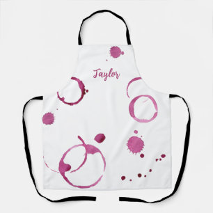 Tablier Anneaux de vin personnalisés, Tissus, Vintner, Rou