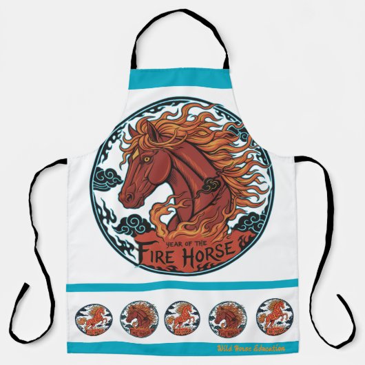 Tablier Année du Cheval de Feu (Recto)