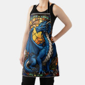 Tablier Année du dragon bleu 2024 (Insitu)