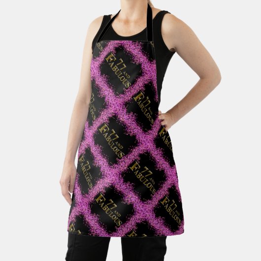 Tablier Anniversaire 77 ans (Insitu)