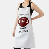 Tablier Anniversaire personnalisé Ajouter un nom Année Fêt (Insitu)