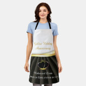 Tablier Anniversaire religieux du 50e Mariage d'or (Porté)