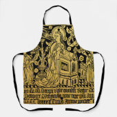 Tablier Annonciation en caoutchouc en laiton Tudor Mary An (Recto)