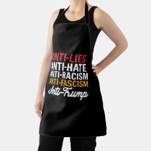 Tablier Anti Trump Haine Mensonges et Fascisme Résister An