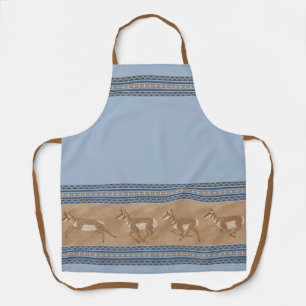 Tablier Antilope Pronghorn Sud-Ouest Bordure Bleue Moyenne