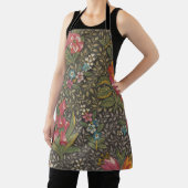 Tablier Antique Toile de Jouy 1800 Branches florales (Insitu)