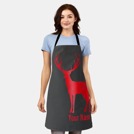 Tablier Antlers de Chalet de Deer Retro Antlers de Stade V (Porté)