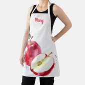 Tablier Aperon personnalisable Aparon Aquarelle Rouge Appl (Insitu)