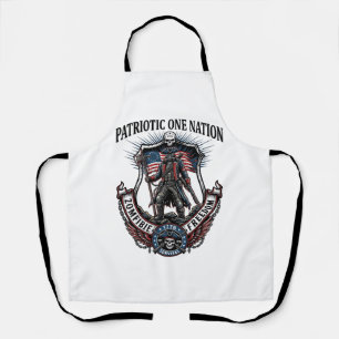 Tablier Apocalypse de Zombies Guerrier Patriotique Fou Rou