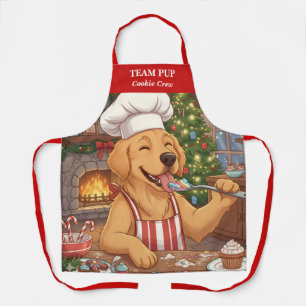 Tablier Appartement de cuisine de Noël pour chien