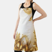 Tablier Appartement de Noël Feuille d'or (Insitu)