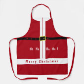 Tablier Appartement de Noël Père Noël Joyeux Noël Funky (Recto)