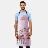 Tablier Appartement de vacances de Noël Deer (Porté)