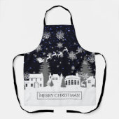 Tablier Appartement du village de Noël (Recto)