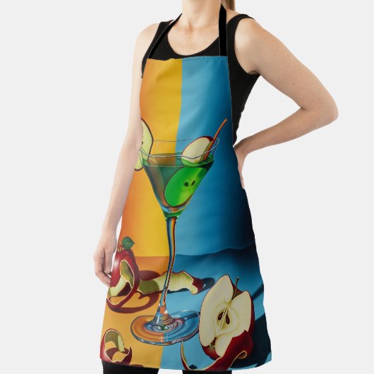 Tablier Apple Martini Pop Art (Insitu)
