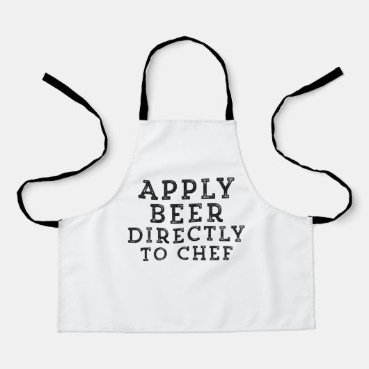 Tablier Appliquer la bière directement au chef, conseils d (Recto)