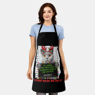 Tablier Apportez Noël laid pour chat maman chat papa chat
