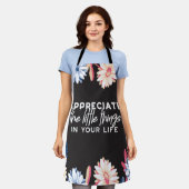 Tablier Appréciez les petites citations (Porté)