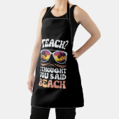 Tablier Apprenez-Moi Que Vous Avez Dit Professeur De Plage (Insitu)