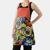 Tablier Appron floral Rose (Insitu)