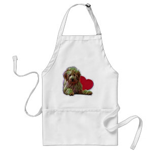 Tablier Apricot Goldendoodle Coeur