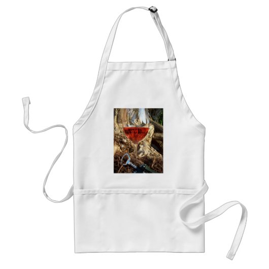 Tablier Apron2, Wine un peu, vous se sentiront mieux (Devant)