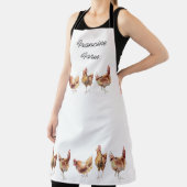 Tablier Apron - 3 poulets cuisine française (Insitu)