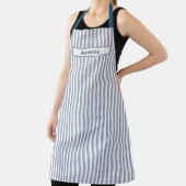 Tablier Apron à bandes bleues personnalisées (Insitu)