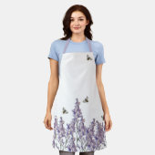 Tablier Apron à fleurs d'abeilles (Porté)