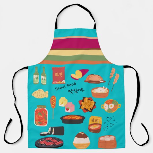 TABLIER APRON ALIMENTAIRE DE SÉOULE CORÉEN (Recto)
