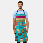 TABLIER APRON ALIMENTAIRE DE SÉOULE CORÉEN (Porté)