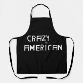 TABLIER APRON AMÉRICAIN CRAZY (Recto)