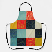 Tablier Apron amusant dans le Motif Patchwork (Recto)