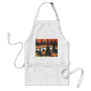 Tablier Apron Ann Hayes Peinture Arbre Delight