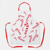 Tablier Apron (ao) - Sucre de canne rayé rouge (Recto)