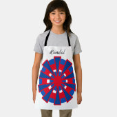 Tablier Apron (ao) - Triangles et cercles portant le nom (Insitu)
