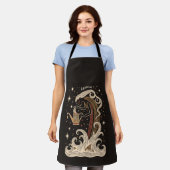 Tablier Apron Aquarius Celestial Zodiac Art (Porté)