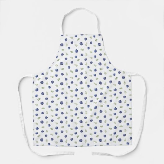 Tablier Apron aux bleuets (Recto)