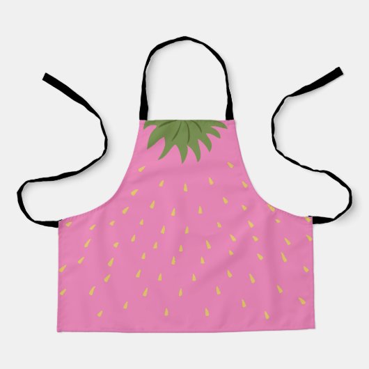 Tablier Apron aux fraises de fruits (Recto)