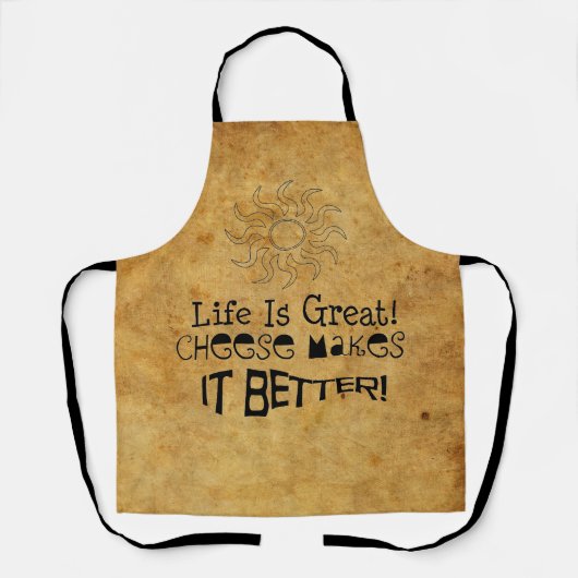 Tablier Apron aux fromages ! (Recto)
