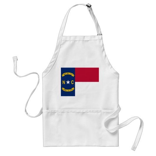 Tablier Apron avec drapeau de Caroline du Nord, États-Unis (Devant)
