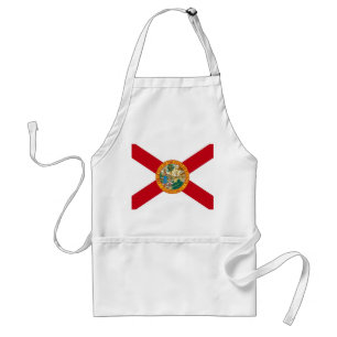 Tablier Apron avec Drapeau de Floride, États-Unis